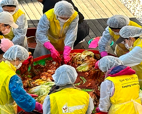 프로그램 및 행사 지원 봉사 현장